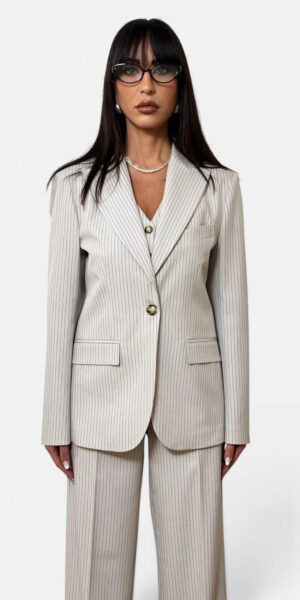 TAILLEUR MONOPETTO COLOR BURRO GESSATO