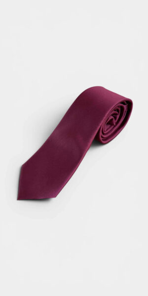 CRAVATTA COLOR BORDEAUX